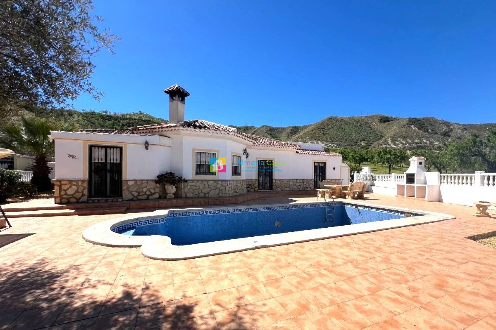Detached Villa Arboleas Almería inland Spain
